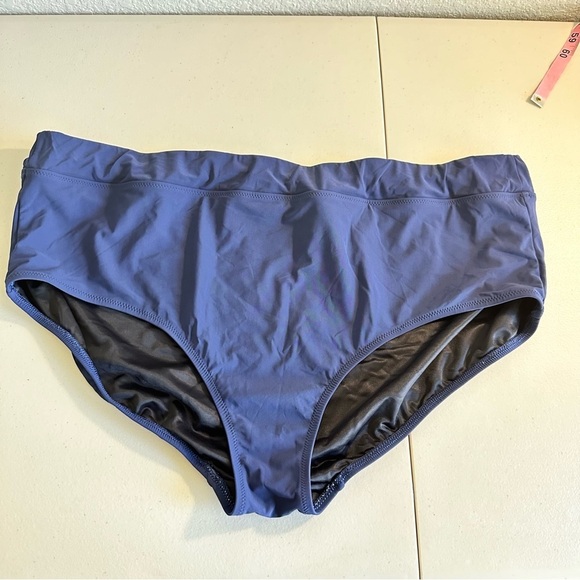 Lands' End Full Coverage Tummy Control High Waist Bikini Bottom Size 22W - Picture 1 of 3